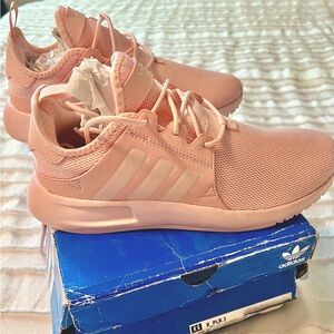 Girls Adidas X_PLR J Shoes Size 6.5, light pink, NWT